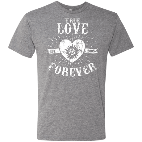 T-Shirts Premium Heather / Small True Love Forever Supernatural Men's Triblend T-Shirt