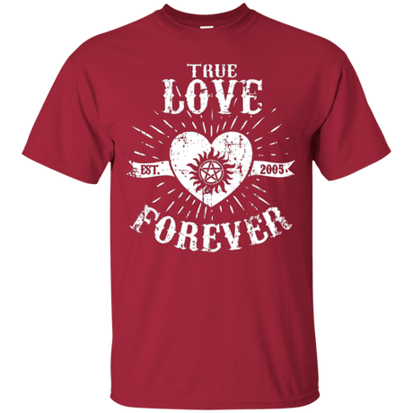 T-Shirts Cardinal / Small True Love Forever Supernatural T-Shirt
