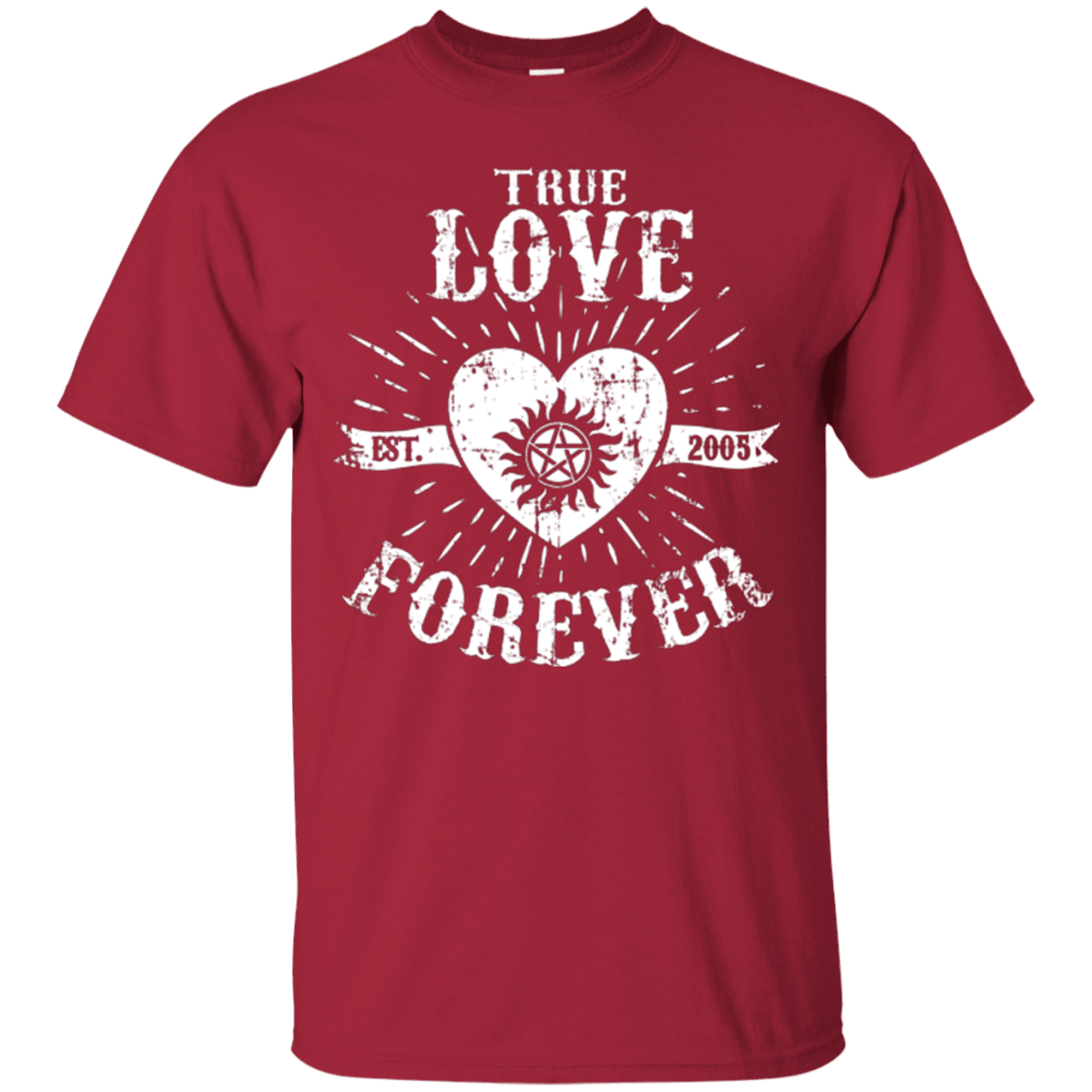 T-Shirts Cardinal / Small True Love Forever Supernatural T-Shirt