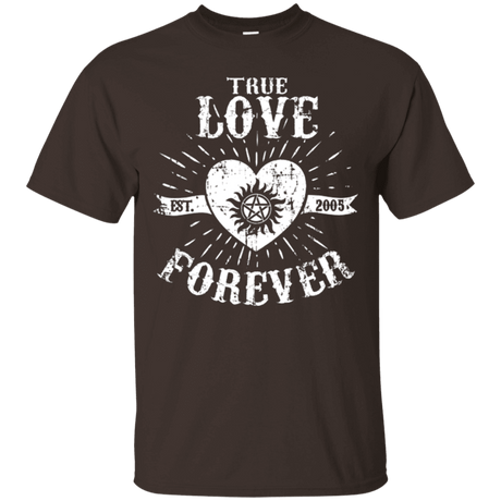 T-Shirts Dark Chocolate / Small True Love Forever Supernatural T-Shirt