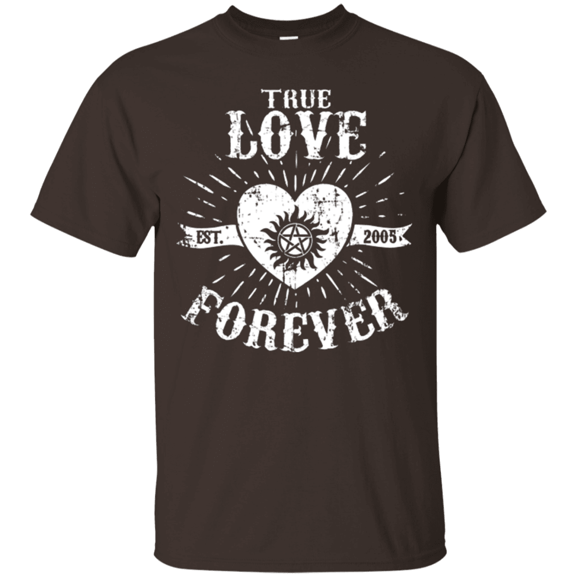 T-Shirts Dark Chocolate / Small True Love Forever Supernatural T-Shirt