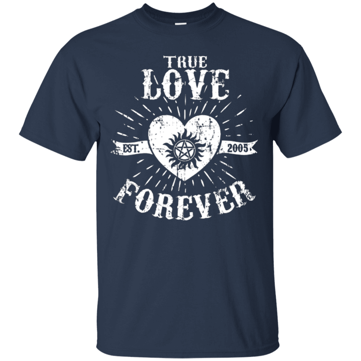 T-Shirts Navy / Small True Love Forever Supernatural T-Shirt