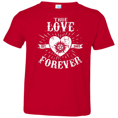T-Shirts Red / 2T True Love Forever Supernatural Toddler Premium T-Shirt