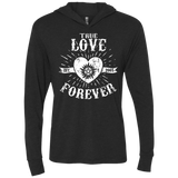 T-Shirts Vintage Black / X-Small True Love Forever Supernatural Triblend Long Sleeve Hoodie Tee