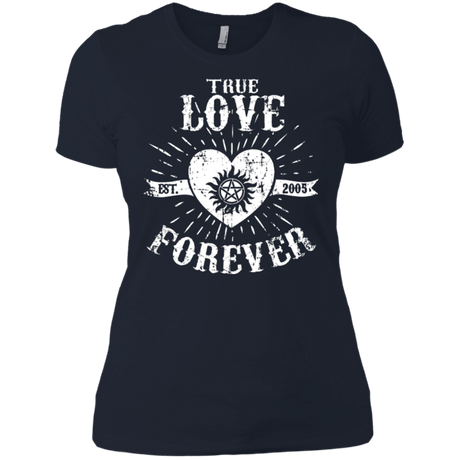 T-Shirts Midnight Navy / X-Small True Love Forever Supernatural Women's Premium T-Shirt