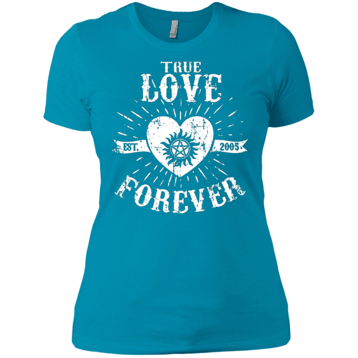 T-Shirts Turquoise / X-Small True Love Forever Supernatural Women's Premium T-Shirt