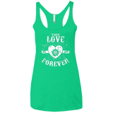 T-Shirts Envy / X-Small True Love Forever Supernatural Women's Triblend Racerback Tank