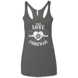 T-Shirts Premium Heather / X-Small True Love Forever Supernatural Women's Triblend Racerback Tank