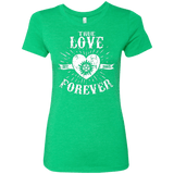 T-Shirts Envy / Small True Love Forever Supernatural Women's Triblend T-Shirt