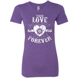 T-Shirts Purple Rush / Small True Love Forever Supernatural Women's Triblend T-Shirt