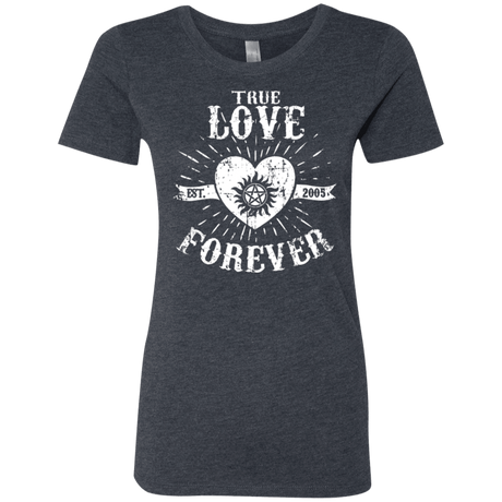 T-Shirts Vintage Navy / Small True Love Forever Supernatural Women's Triblend T-Shirt