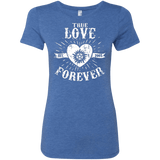 T-Shirts Vintage Royal / Small True Love Forever Supernatural Women's Triblend T-Shirt