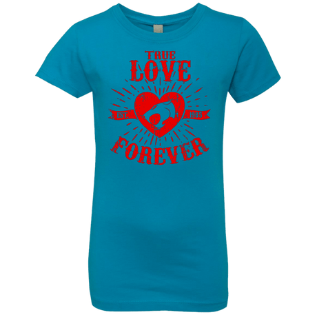T-Shirts Turquoise / YXS True Love Forever Thunder Girls Premium T-Shirt
