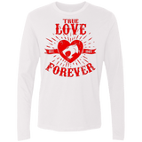 T-Shirts White / Small True Love Forever Thunder Men's Premium Long Sleeve