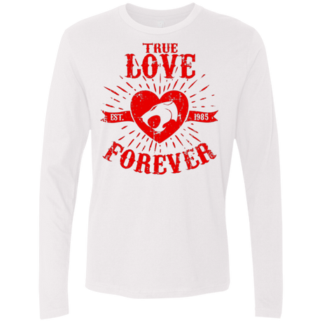 T-Shirts White / Small True Love Forever Thunder Men's Premium Long Sleeve