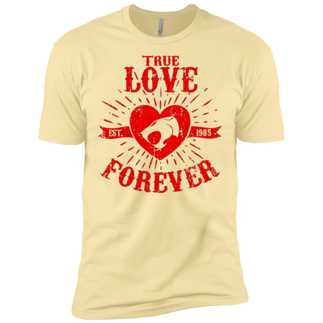 T-Shirts Banana Cream / X-Small True Love Forever Thunder Men's Premium T-Shirt