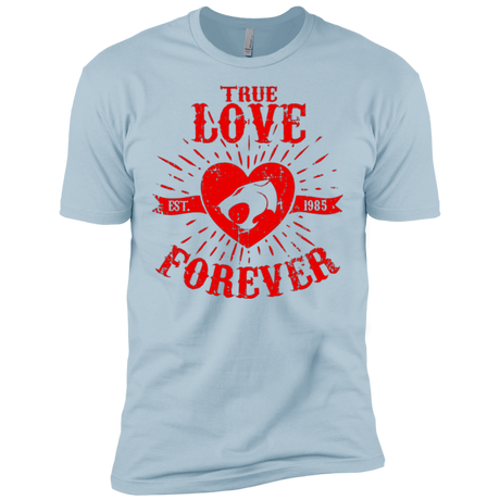 T-Shirts Light Blue / X-Small True Love Forever Thunder Men's Premium T-Shirt