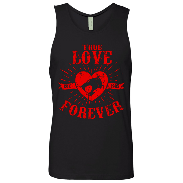 T-Shirts Black / Small True Love Forever Thunder Men's Premium Tank Top