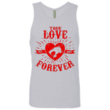 T-Shirts Heather Grey / Small True Love Forever Thunder Men's Premium Tank Top