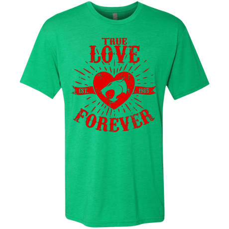 T-Shirts Envy / Small True Love Forever Thunder Men's Triblend T-Shirt