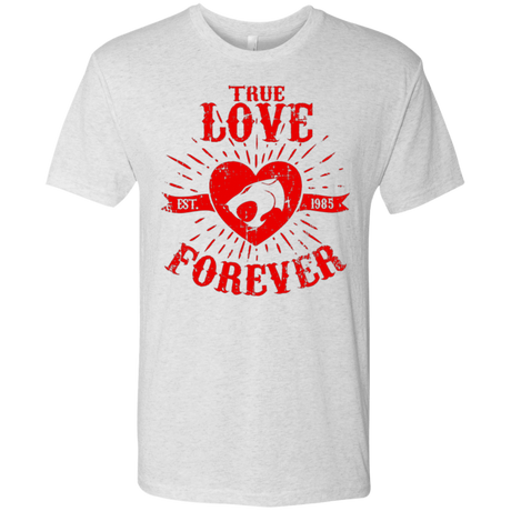 T-Shirts Heather White / Small True Love Forever Thunder Men's Triblend T-Shirt