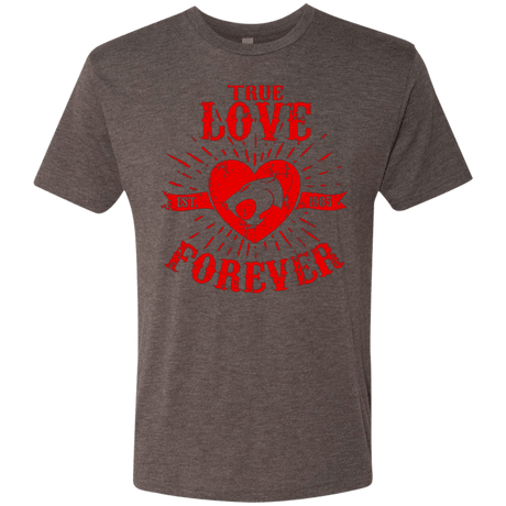 T-Shirts Macchiato / Small True Love Forever Thunder Men's Triblend T-Shirt