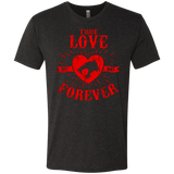 T-Shirts Vintage Black / Small True Love Forever Thunder Men's Triblend T-Shirt