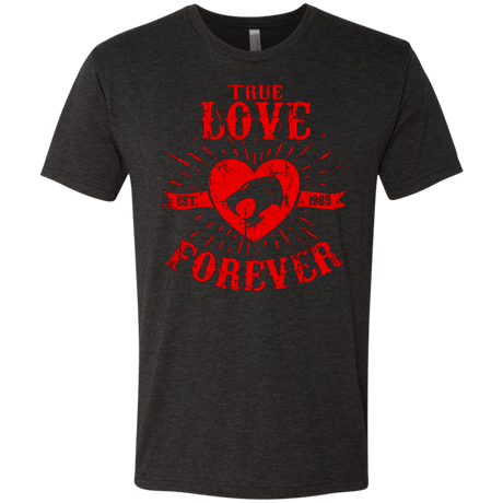 T-Shirts Vintage Black / Small True Love Forever Thunder Men's Triblend T-Shirt