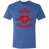 T-Shirts Vintage Royal / Small True Love Forever Thunder Men's Triblend T-Shirt