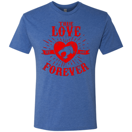 T-Shirts Vintage Royal / Small True Love Forever Thunder Men's Triblend T-Shirt