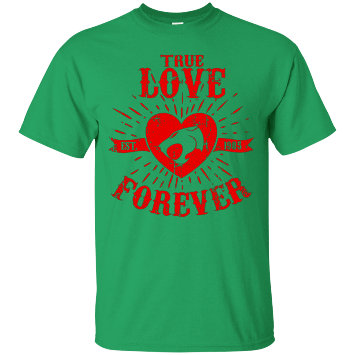 T-Shirts Irish Green / Small True Love Forever Thunder T-Shirt