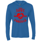 T-Shirts Vintage Royal / X-Small True Love Forever Thunder Triblend Long Sleeve Hoodie Tee