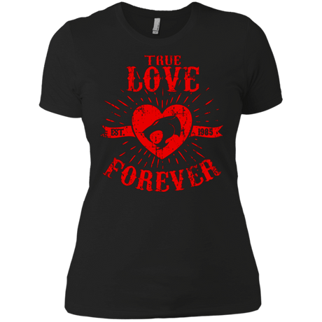 T-Shirts Black / X-Small True Love Forever Thunder Women's Premium T-Shirt