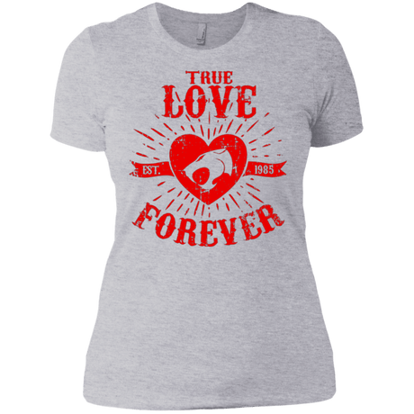 T-Shirts Heather Grey / X-Small True Love Forever Thunder Women's Premium T-Shirt