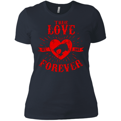 T-Shirts Indigo / X-Small True Love Forever Thunder Women's Premium T-Shirt