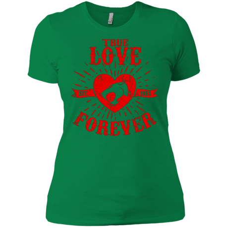 T-Shirts Kelly Green / X-Small True Love Forever Thunder Women's Premium T-Shirt