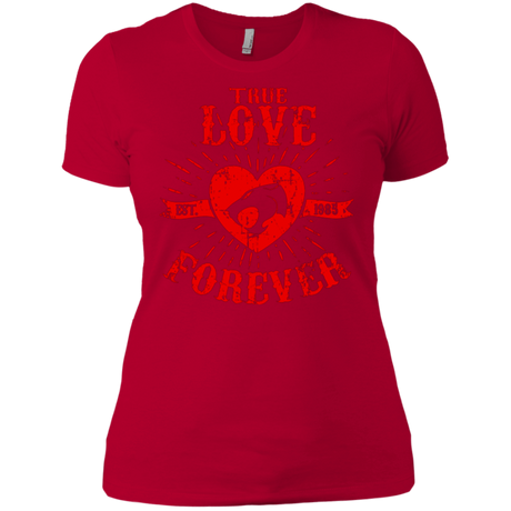 T-Shirts Red / X-Small True Love Forever Thunder Women's Premium T-Shirt