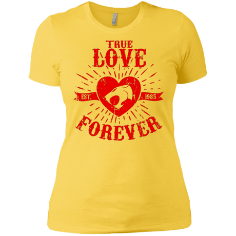T-Shirts Vibrant Yellow / X-Small True Love Forever Thunder Women's Premium T-Shirt