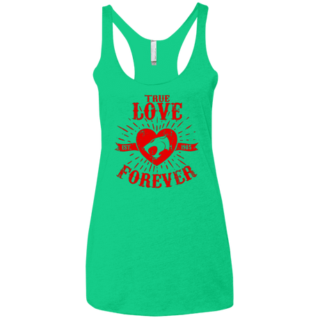 T-Shirts Envy / X-Small True Love Forever Thunder Women's Triblend Racerback Tank