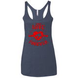 T-Shirts Vintage Navy / X-Small True Love Forever Thunder Women's Triblend Racerback Tank