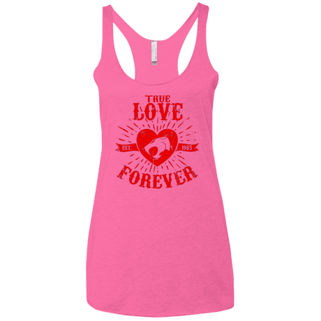 T-Shirts Vintage Pink / X-Small True Love Forever Thunder Women's Triblend Racerback Tank