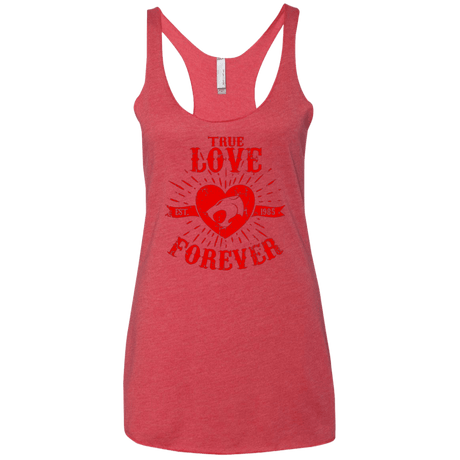 T-Shirts Vintage Red / X-Small True Love Forever Thunder Women's Triblend Racerback Tank