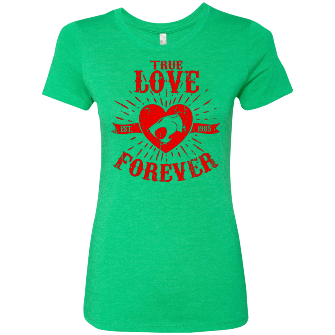 T-Shirts Envy / Small True Love Forever Thunder Women's Triblend T-Shirt