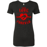 T-Shirts Vintage Black / Small True Love Forever Thunder Women's Triblend T-Shirt