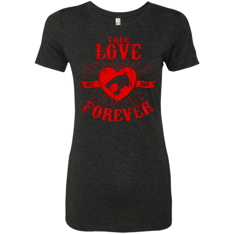 T-Shirts Vintage Black / Small True Love Forever Thunder Women's Triblend T-Shirt