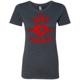 T-Shirts Vintage Navy / Small True Love Forever Thunder Women's Triblend T-Shirt