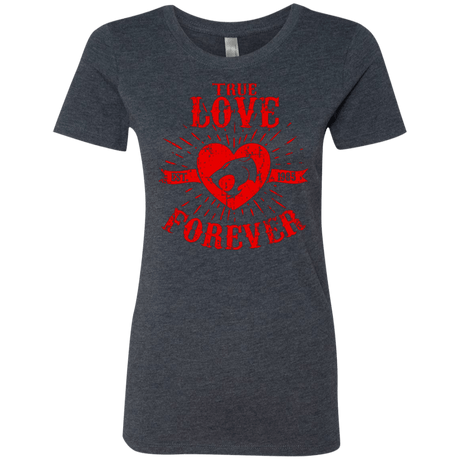 T-Shirts Vintage Navy / Small True Love Forever Thunder Women's Triblend T-Shirt
