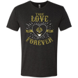T-Shirts Vintage Black / Small True Love Forever White Men's Triblend T-Shirt