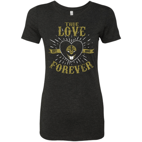 T-Shirts Vintage Black / Small True Love Forever White Women's Triblend T-Shirt