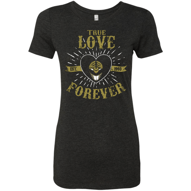 T-Shirts Vintage Black / Small True Love Forever White Women's Triblend T-Shirt